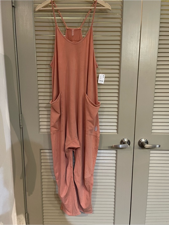 Free People Pants - Free People Rust Spaghetti-Strap Jumpsuit